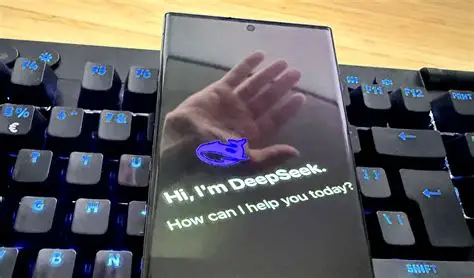 DeepSeek 全息城市主题插画